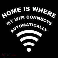 Home is Where My Wifi Connects Automatically Mousepad thumb 1