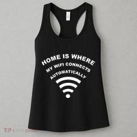 Home is Where My Wifi Connects Automatically Women's Tank Top thumb 3