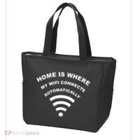 Home is Where My Wifi Connects Automatically Tote Bag thumb 3