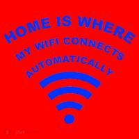 Home is Where My Wifi Connects Automatically Santa Hat thumb 1