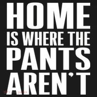 Home Is Where The Pants Aren't USA-Made Doggie Bandana thumb 2
