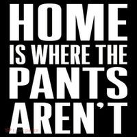 Home Is Where The Pants Aren't Women's Hoodie thumb 2