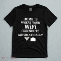 Home Is Where Wifi Connects Automatically T-Shirt thumb 5