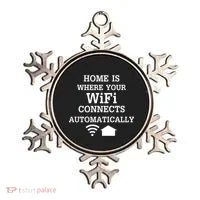 Home Is Where Wifi Connects Automatically Ornament thumb 0