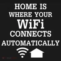 Home Is Where Wifi Connects Automatically Ornament thumb 1