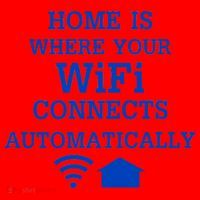 Home Is Where Wifi Connects Automatically Santa Hat thumb 1