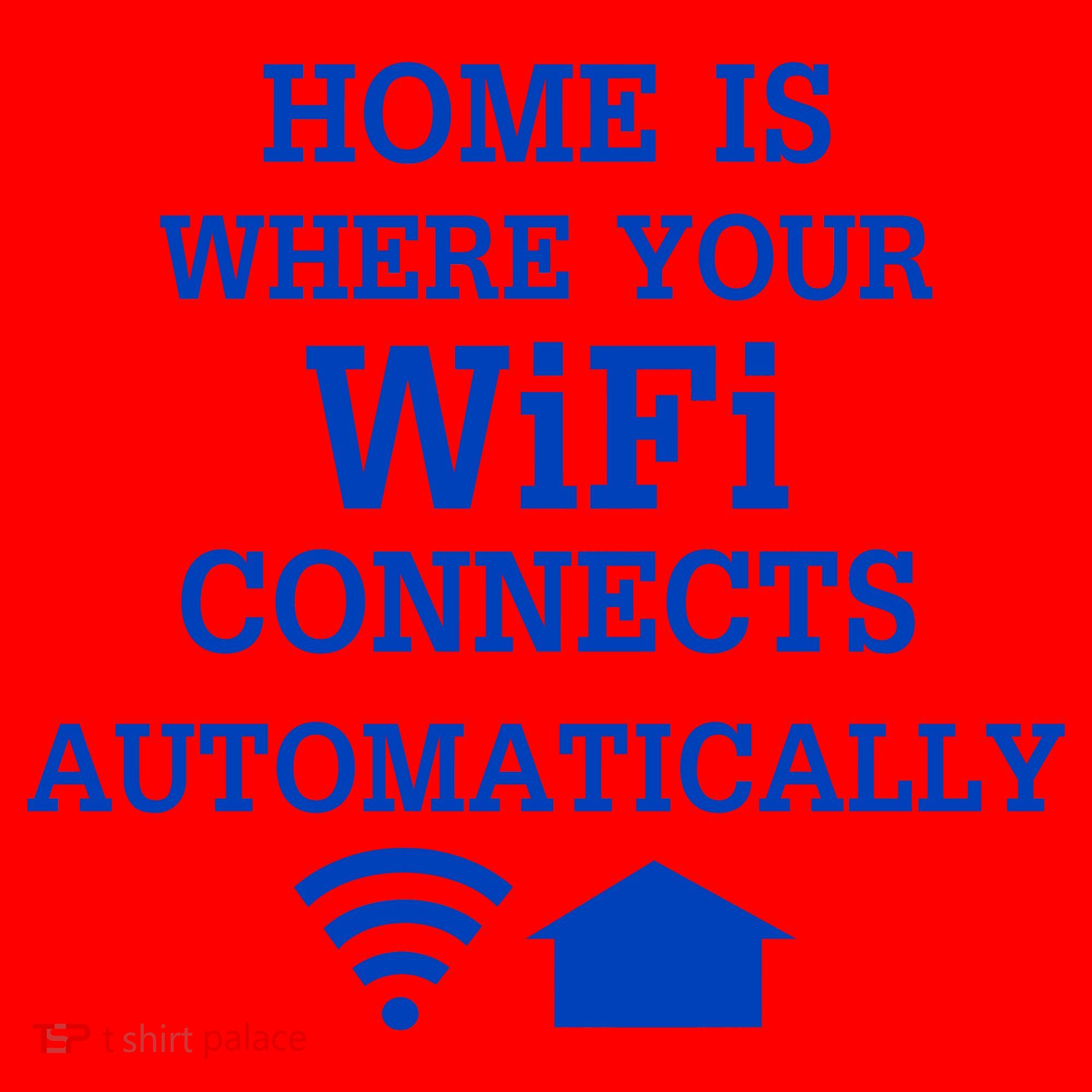 Home Is Where Wifi Connects Automatically Santa Hat