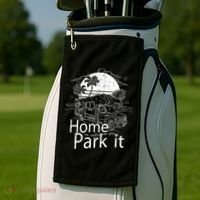 Home Is Where You Park It Golf Towel thumb 2