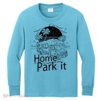 Home Is Where You Park It Kids Long Sleeve Shirt thumb 0
