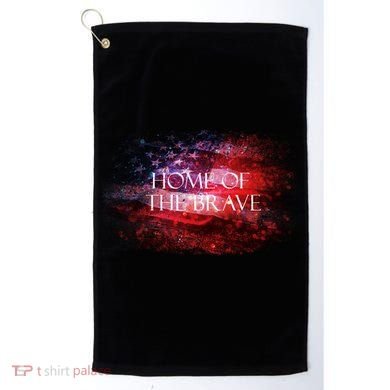 Home Of The Brave Golf Towel