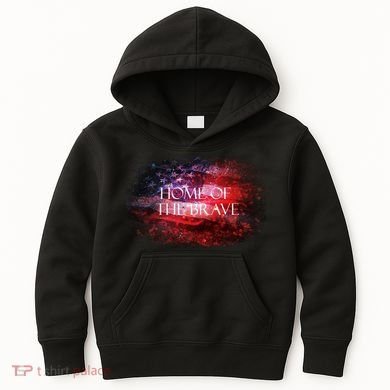 Home Of The Brave Kids Hoodie