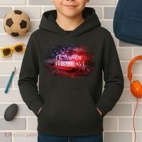 Home Of The Brave Kids Hoodie thumb 2
