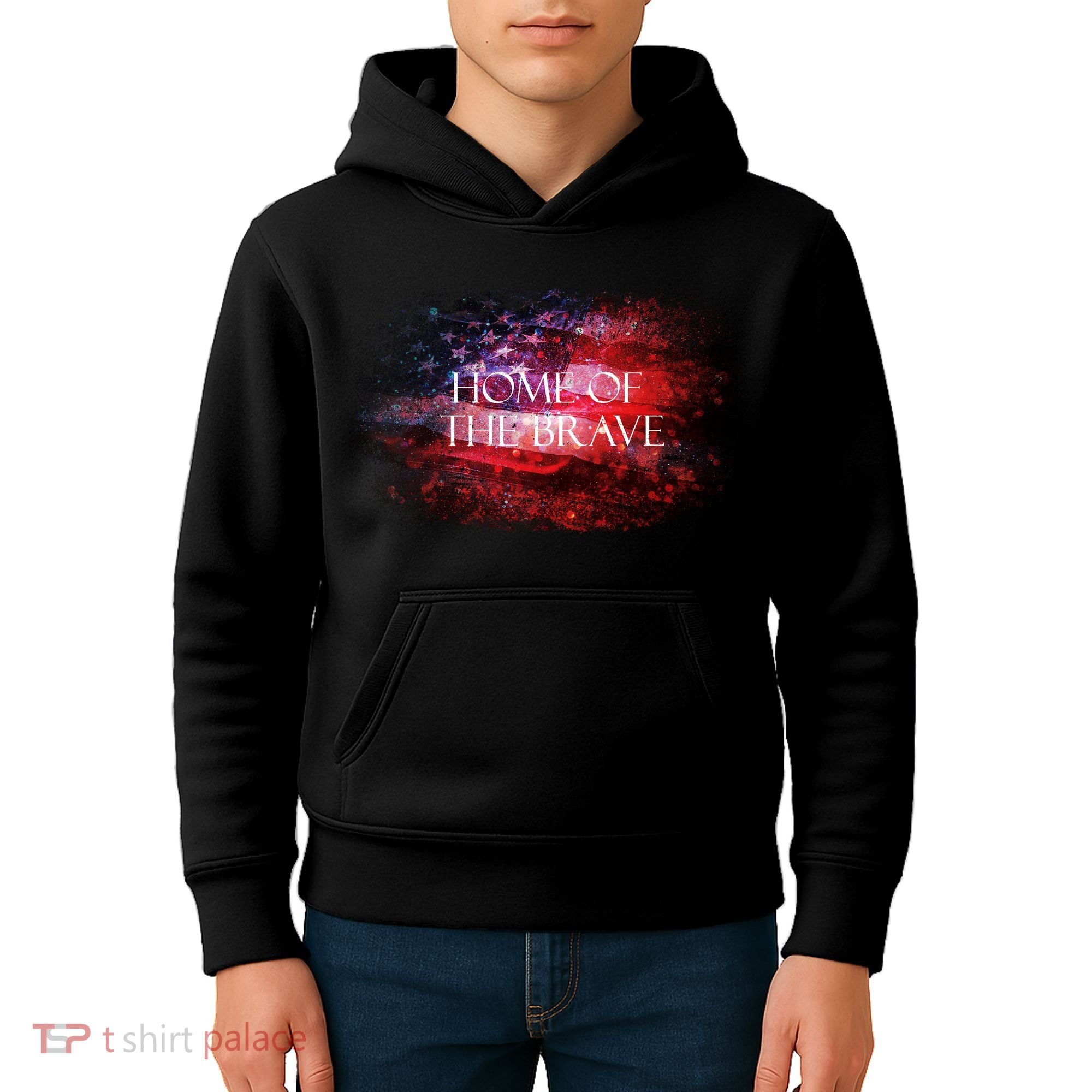 Home Of The Brave Kids Hoodie