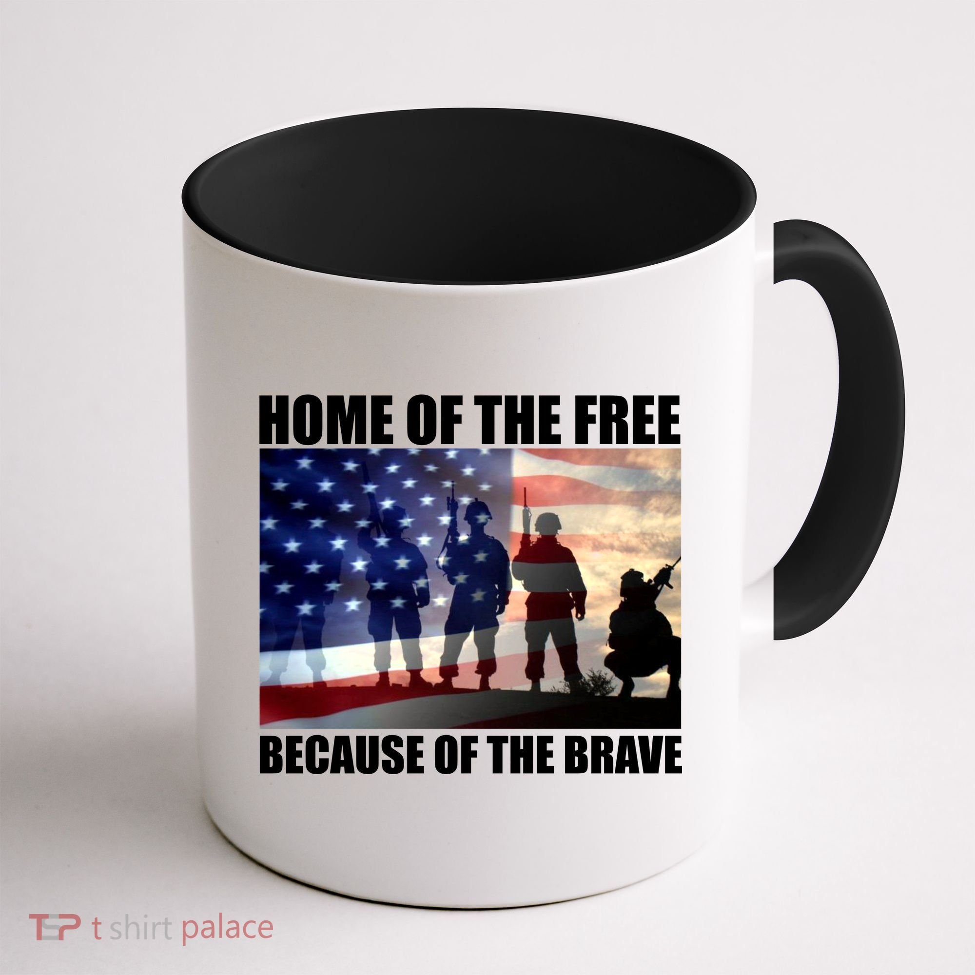 Home Of The Free Because Of The Brave Coffee Mug