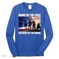 Home Of The Free Because Of The Brave Long Sleeve Shirt thumb 0