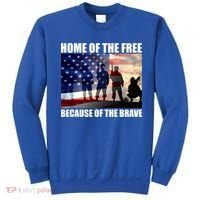 Home Of The Free Because Of The Brave Sweatshirt thumb 0