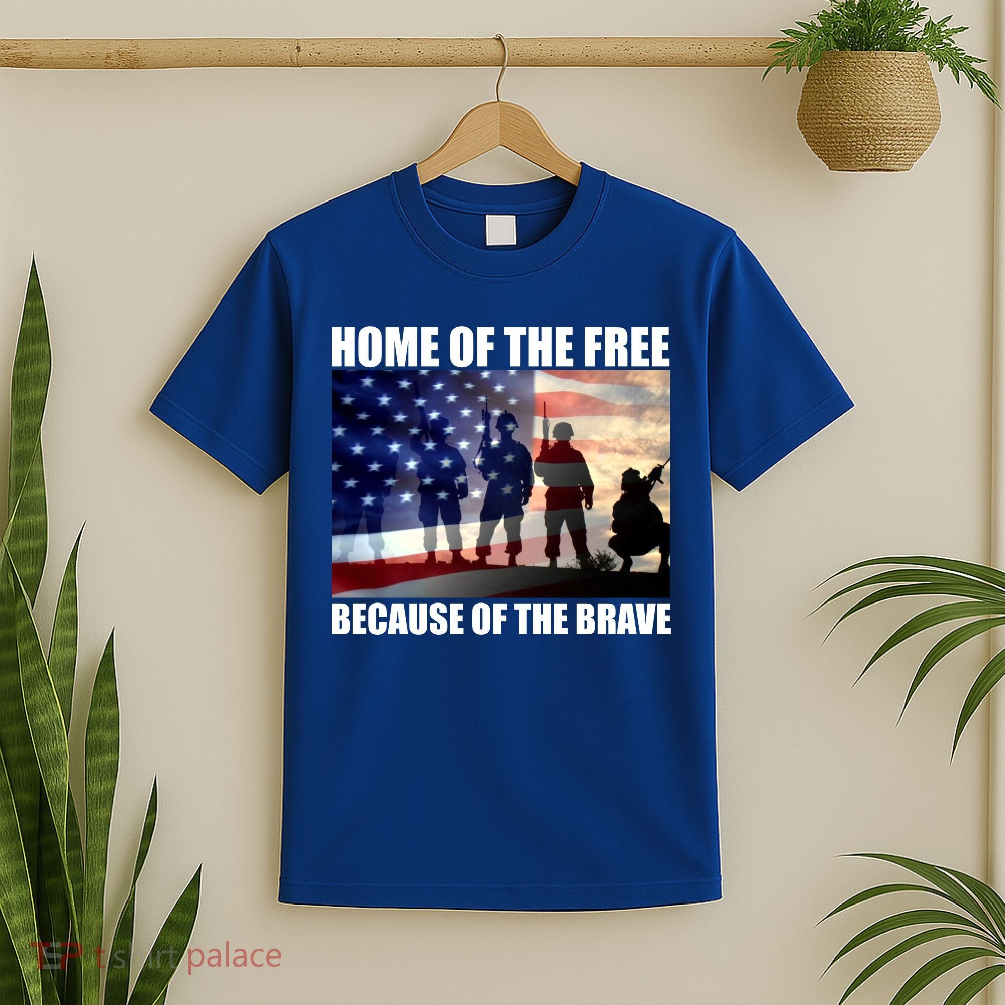 Home Of The Free Because Of The Brave T-Shirt