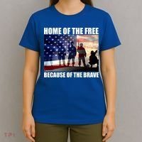 Home Of The Free Because Of The Brave T-Shirt thumb 4