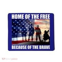 Home Of The Free Because Of The Brave Mousepad thumb 0
