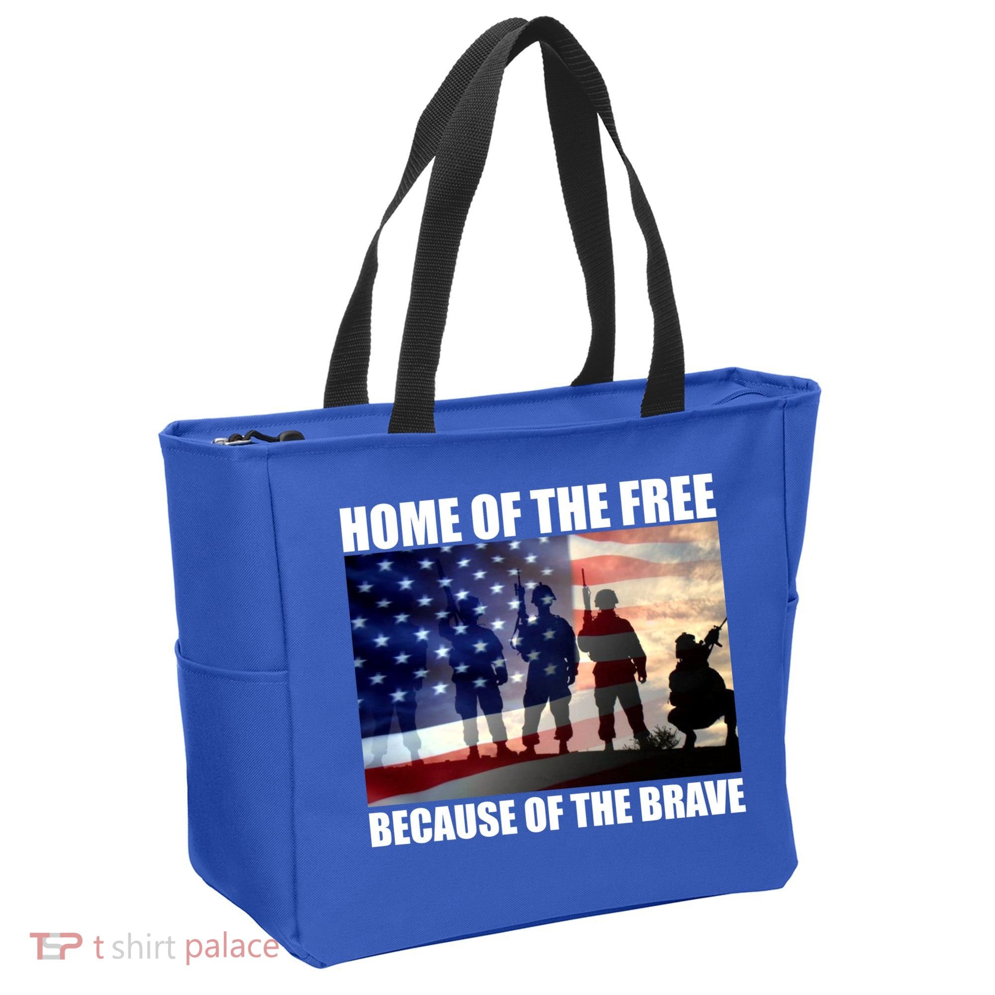 Home Of The Free Because Of The Brave Tote Bag