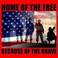 Home Of The Free Because Of The Brave Santa Hat thumb 1