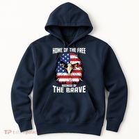 Home Of The Free Because Of The Brave Bald Eagle Hoodie thumb 0