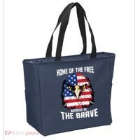 Home Of The Free Because Of The Brave Bald Eagle Tote Bag thumb 2