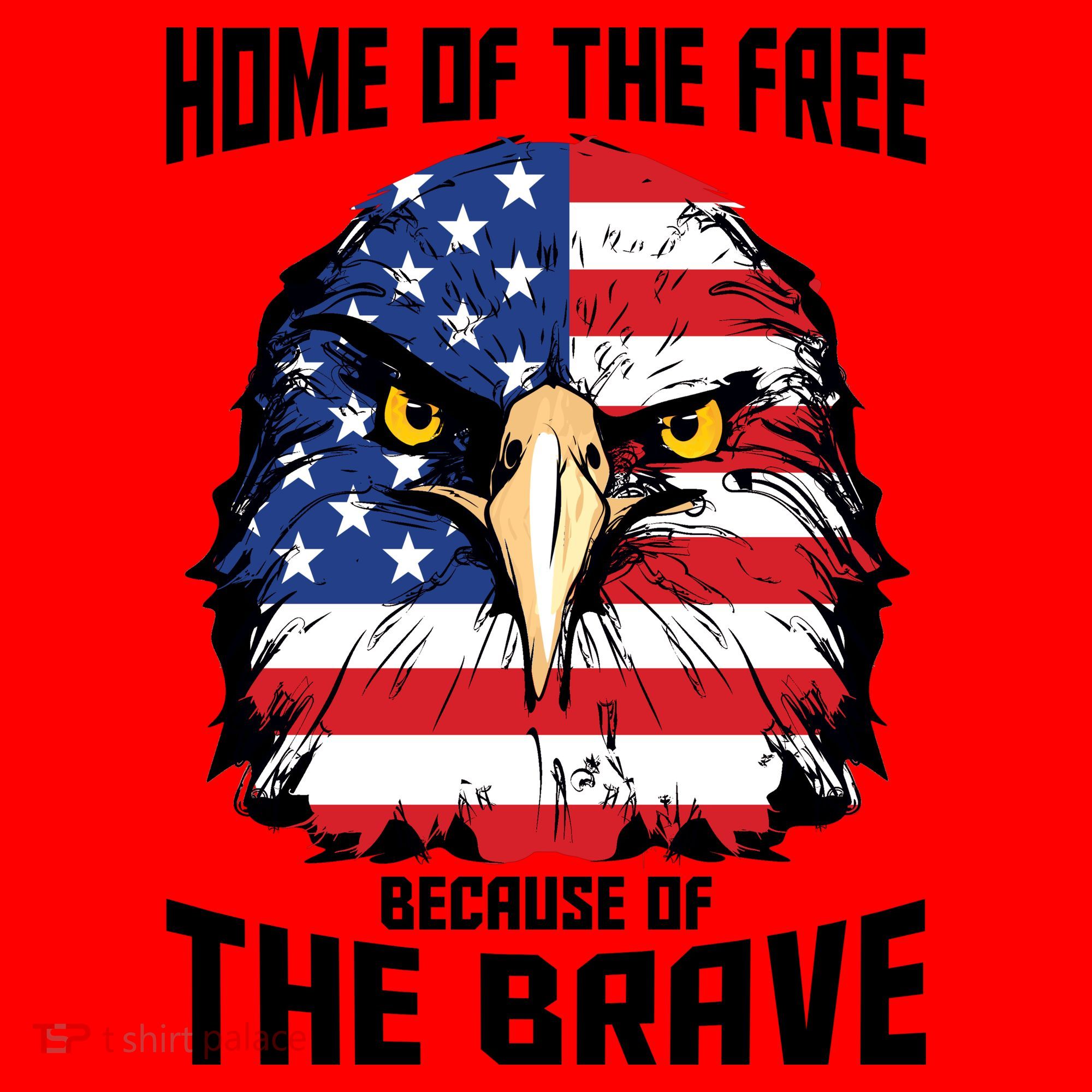 Home Of The Free Because Of The Brave Bald Eagle Santa Hat