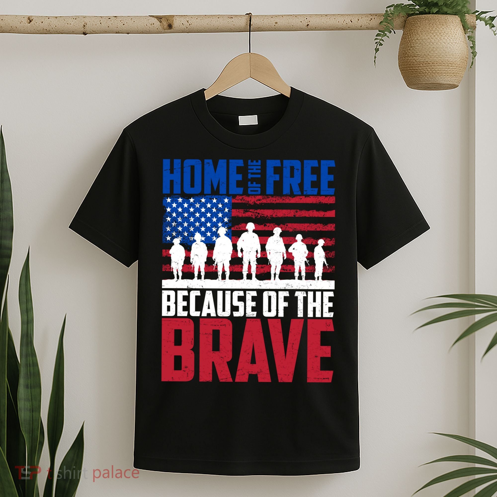 Home Of The Free Because Of The Brave Memorial Day T-Shirt