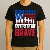 Home Of The Free Because Of The Brave Memorial Day T-Shirt thumb 3