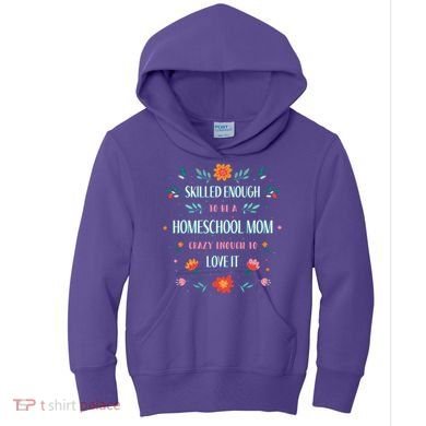 Home School Mom Kids Hoodie