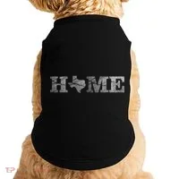 Home Texas State Map Stone Logo Doggie Tank thumb 0