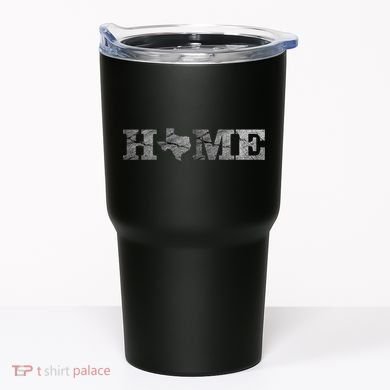 Home Texas State Map Stone Logo Tumbler