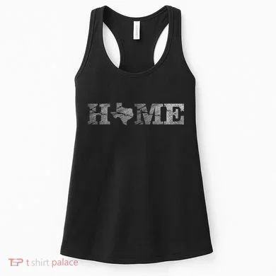 Home Texas State Map Stone Logo Women's Tank Top