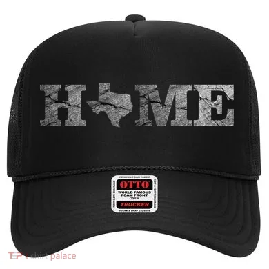 Home Texas State Map Stone Logo Hat
