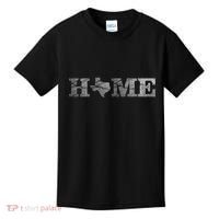 Home Texas State Map Stone Logo Kids T-Shirt thumb 0