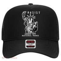 Hands Off National Parks Penguin Resist Protest ALT US Hat thumb 0