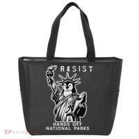 Hands Off National Parks Penguin Resist Protest ALT US Tote Bag thumb 0