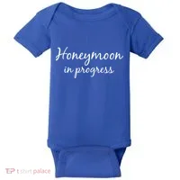 Honeymoon In Progress Baby Bodysuit thumb 0