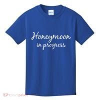 Honeymoon In Progress Kids T-Shirt thumb 0
