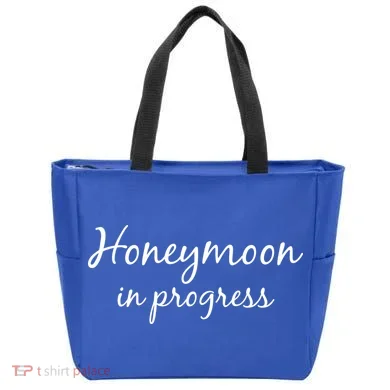 Honeymoon In Progress Tote Bag