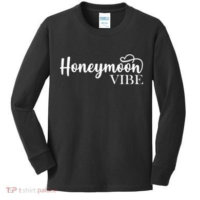 Honeymoon Vibe Kids Long Sleeve Shirt