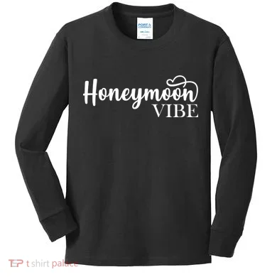 Honeymoon Vibe Kids Long Sleeve Shirt