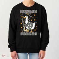 Honkus Ponkus Funny Duck Halloween Women's Sweatshirt thumb 0