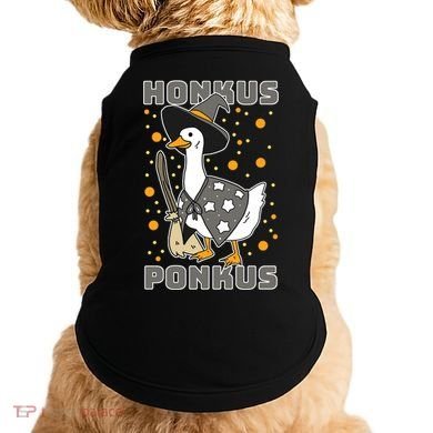 Honkus Ponkus Funny Duck Halloween Doggie Tank