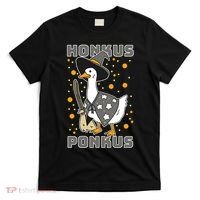 Honkus Ponkus Funny Duck Halloween T-Shirt thumb 0
