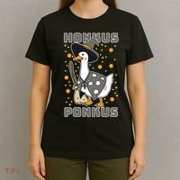 Honkus Ponkus Funny Duck Halloween T-Shirt thumb 4
