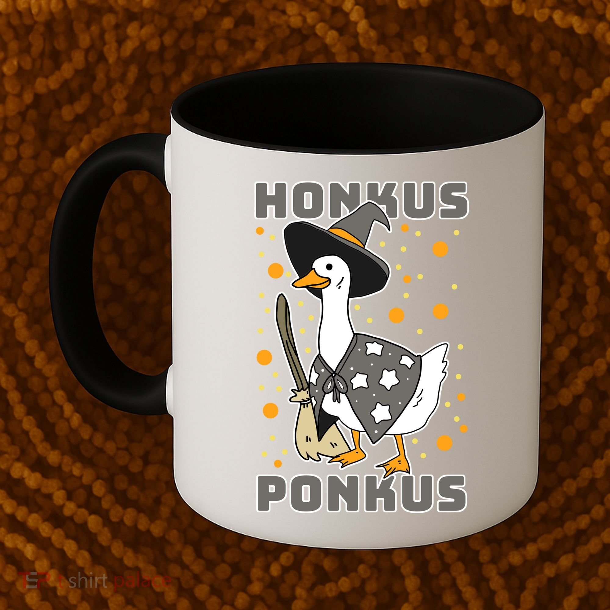 Honkus Ponkus Funny Duck Halloween Coffee Mug
