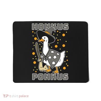 Honkus Ponkus Funny Duck Halloween Mousepad