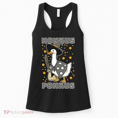 Honkus Ponkus Funny Duck Halloween Women's Tank Top